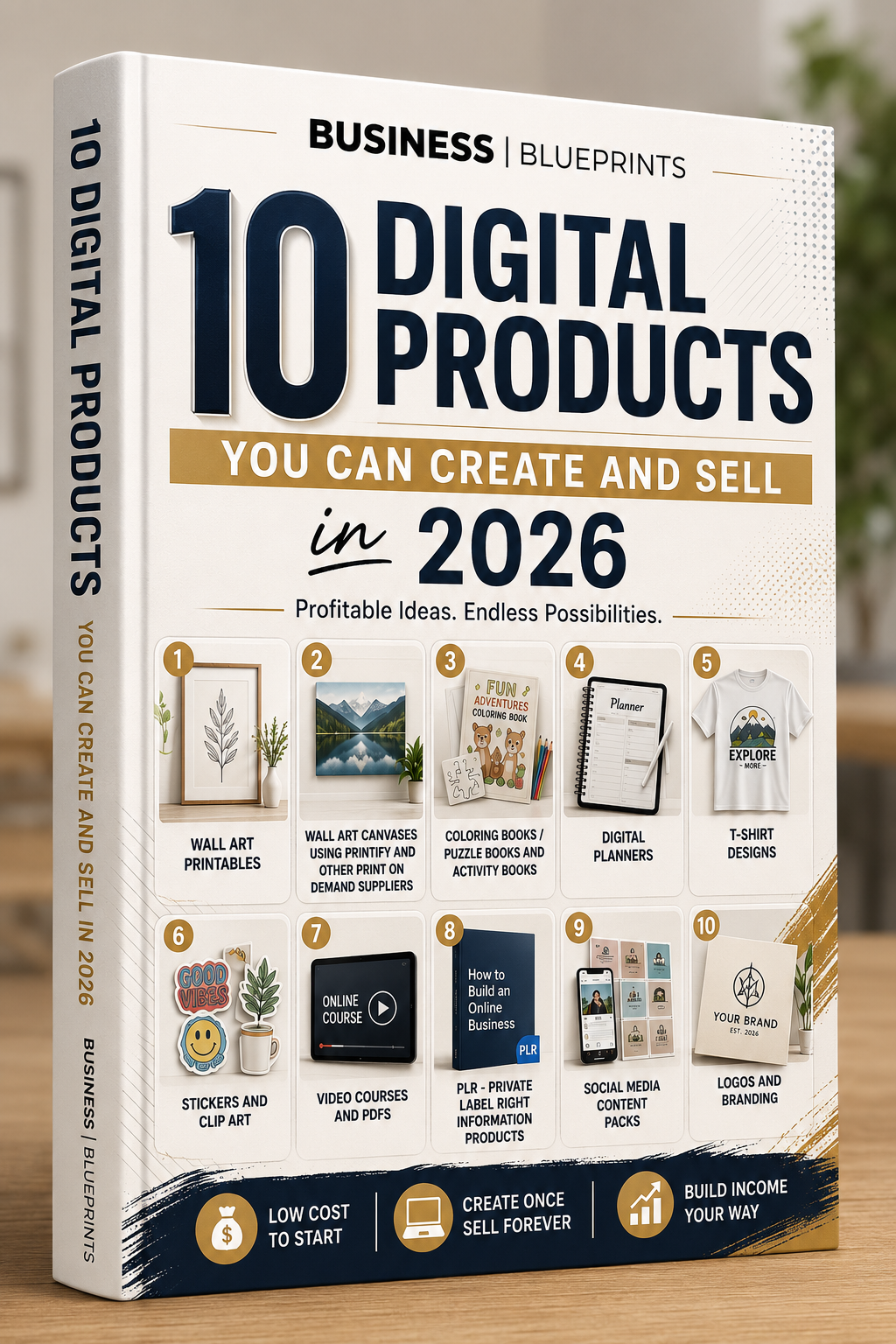 10 Digital Products You Can Create and Sell in 2026 — free guide cover